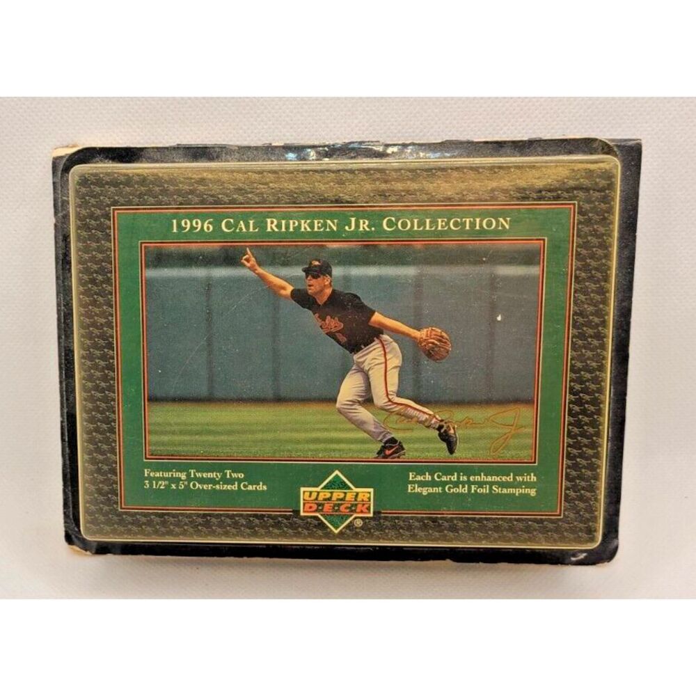 1996 Upper Deck Cal Ripken Jr. Collection 22 Over-Sized‎  Gold Foil Cards SEALED